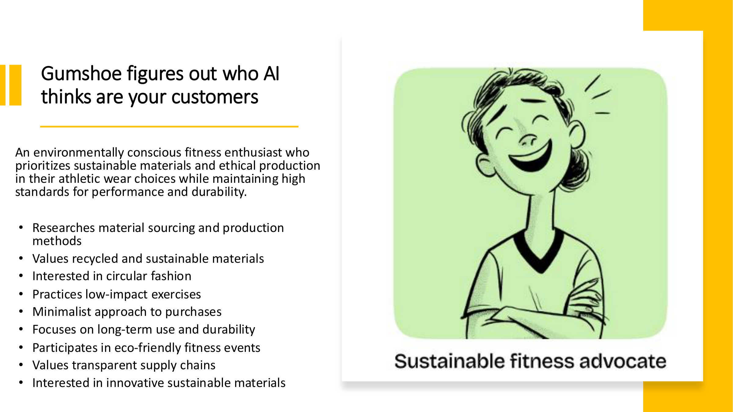 Gumshoe figures out who AI thinks are your customers: four buyer personas mapped to ChatGPT, Gemini, Claude, and Perplexity